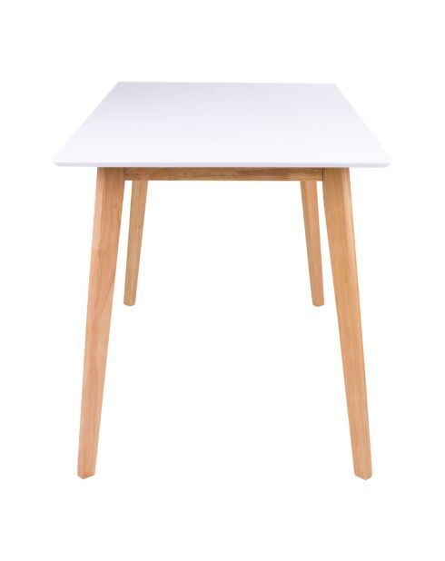 Vojens weißer Esstisch - 120x70x75 cm