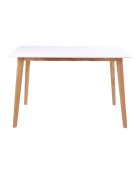 Tavolo da pranzo bianco Vojens - 120x70x75 cm