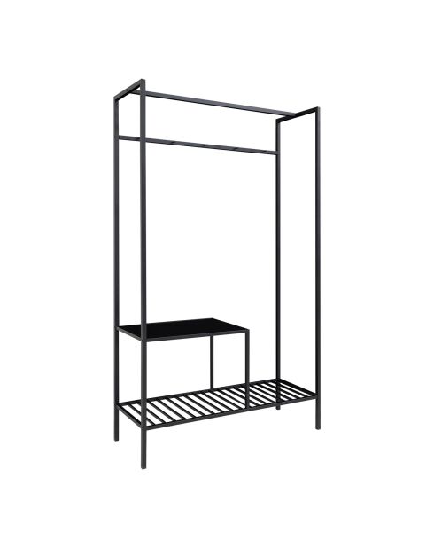 Spogliatoio nero Vita - 38x101x170 cm