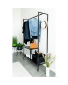 Spogliatoio nero Vita - 38x101x170 cm