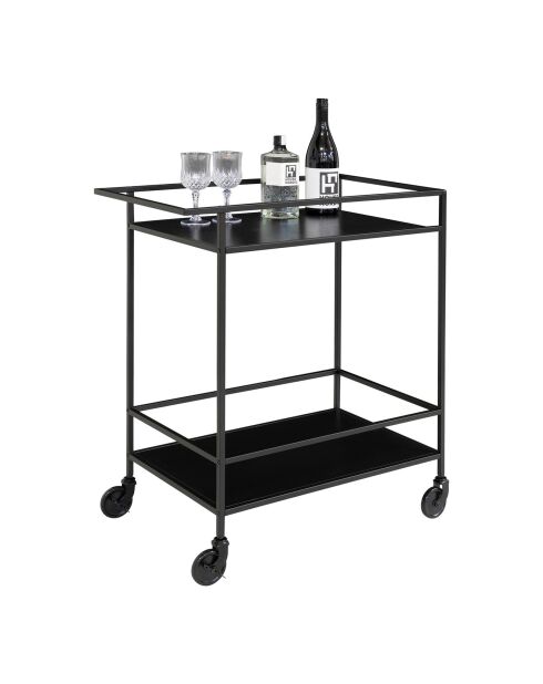 Vita Barwagen schwarz - 68x40x79 cm