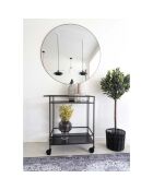 Carrello bar Vita nero - 68x40x79 cm