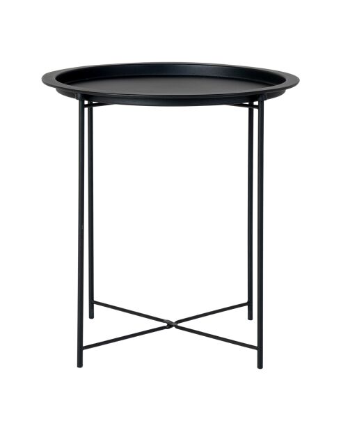 Tavolino Bastia nero - D.47x50 cm