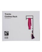 Appendiabiti Trento nero - 30x3x82 cm