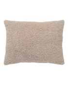 Beiges lockiges Kissen von Tavira, 45 x 60 x 15 cm