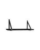 Estantería negra Forno - 20x80x2 cm