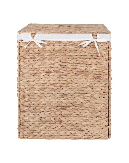 Portabiancheria naturale Passo con coperchio - 32x43x55 cm