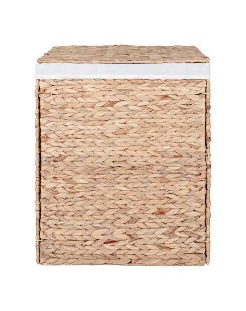 Portabiancheria naturale Passo con coperchio - 32x43x55 cm