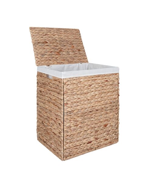 Portabiancheria naturale Passo con coperchio - 32x43x55 cm