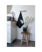 Tabouret en teck Badia naturel - 30x30x45 cm