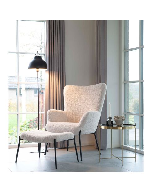 Mesita Venezia dorada - D.48x48 cm