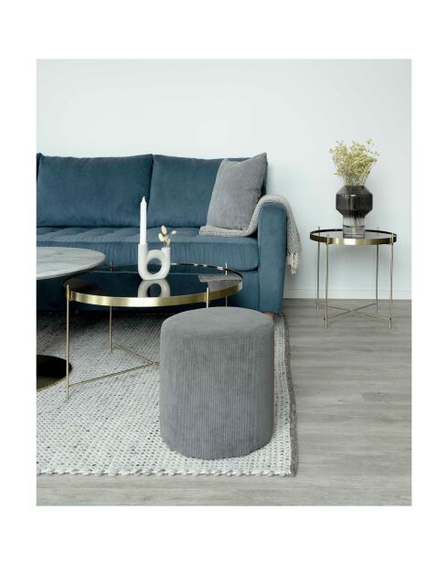 Mesita Venezia dorada - D.48x48 cm