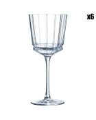 6 Verres à pied Macassar - 35 cl