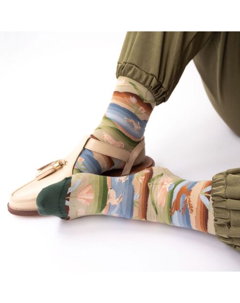 Chaussettes Paysage  multicolores