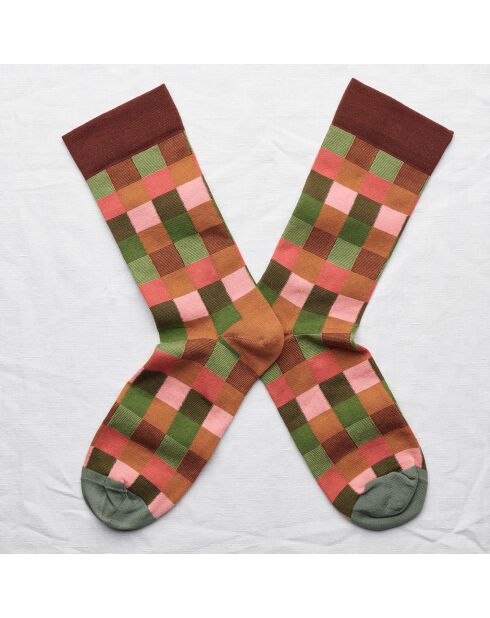 Chaussettes Carreaux  multicolores