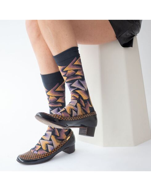 Chaussettes Triangle Nuit multicolores