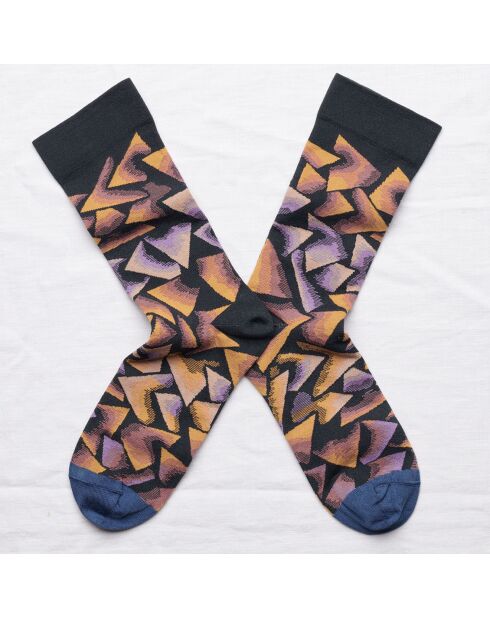 Chaussettes Triangle Nuit multicolores