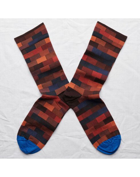 Chaussettes Brique  multicolores