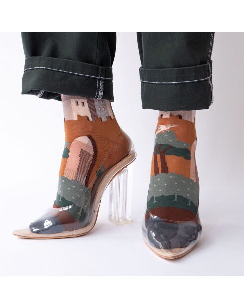 Chaussettes Château  multicolores