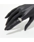 Bague Duo Diamants 0.5 ct or blanc