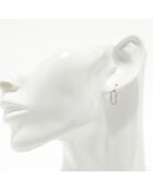 Boucles d'oreilles Alphée Diamants 0.15 ct or jaune