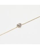 Pulsera de diamantes Isis en oro amarillo de 0,12 quilates