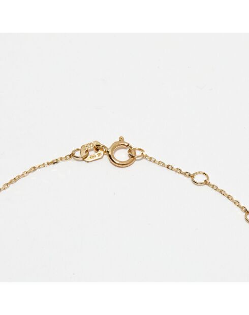 Pulsera de diamantes Isis en oro amarillo de 0,12 quilates