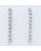 Boucles d'oreille Népri Diamants 0.25 ct or blanc