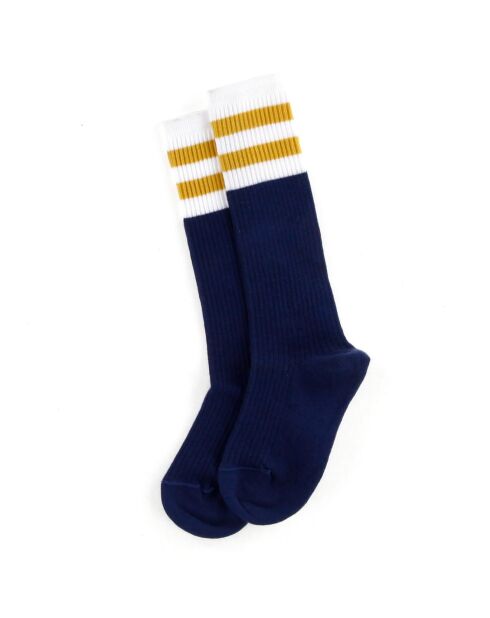 Calzini sportivi al ginocchio blu medio