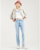 Jean high rise straight 724 Spill T bleu clair