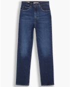 Jean high slim straight  70's sonoma hills bleu