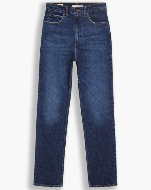 Jean high slim straight  70's sonoma hills bleu