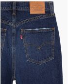 Jean high slim straight  70's sonoma hills bleu