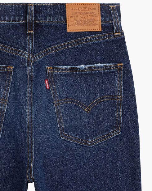 Jean high slim straight  70's sonoma hills bleu