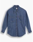 Chemise denim Jadon bleue