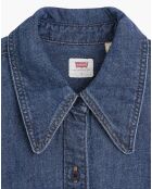 Chemise denim Jadon bleue