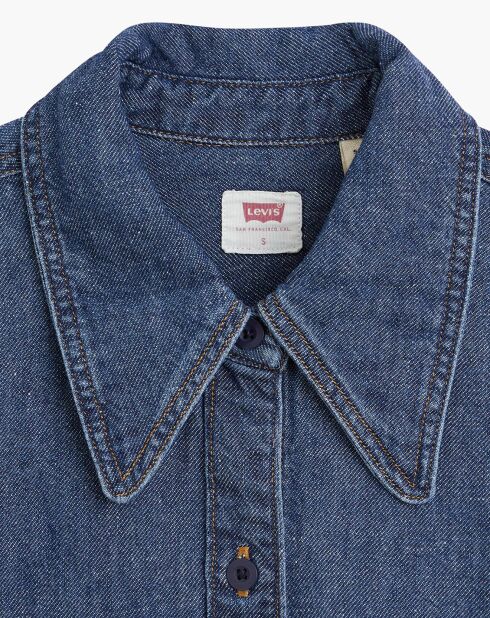 Chemise denim Jadon bleue