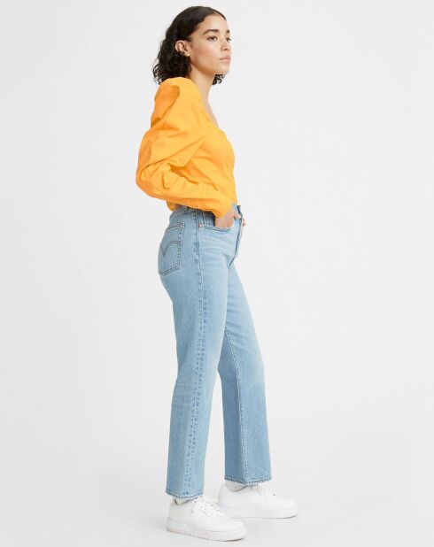 Jean crop boot Ribcage bleu