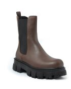 Chelsea boots Capucine marron - Talon 5 cm