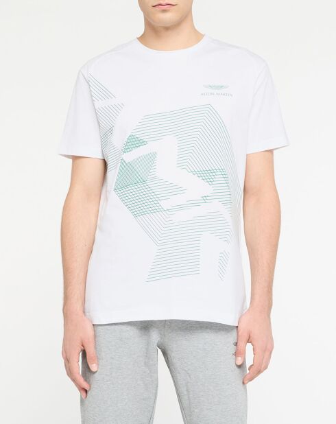 T-Shirt Design Aston Martin Racing blanc