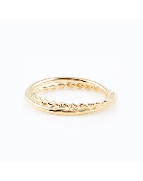 Ring aus Mondgelbgold