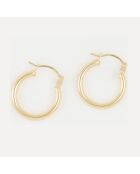 Théa Creolen aus Gelbgold, 15 mm