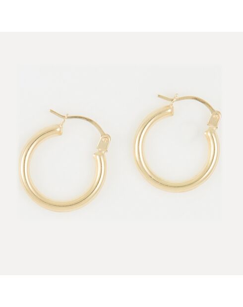 Théa Creolen aus Gelbgold, 15 mm