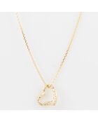 Pendentif Mon Coeur or jaune