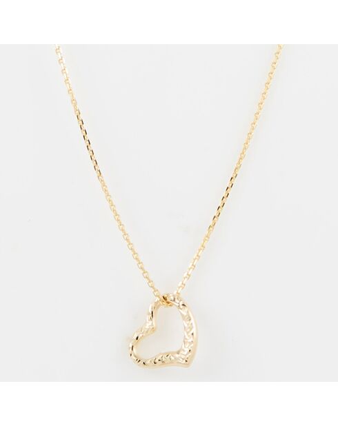 Pendentif Mon Coeur or jaune