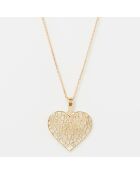 Pendentif Coeur or jaune