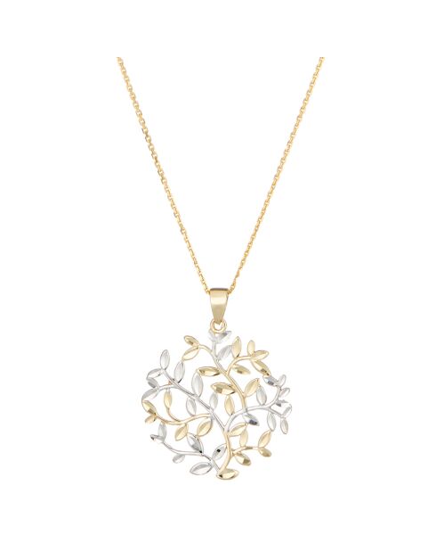 Roségouden kanten hanger