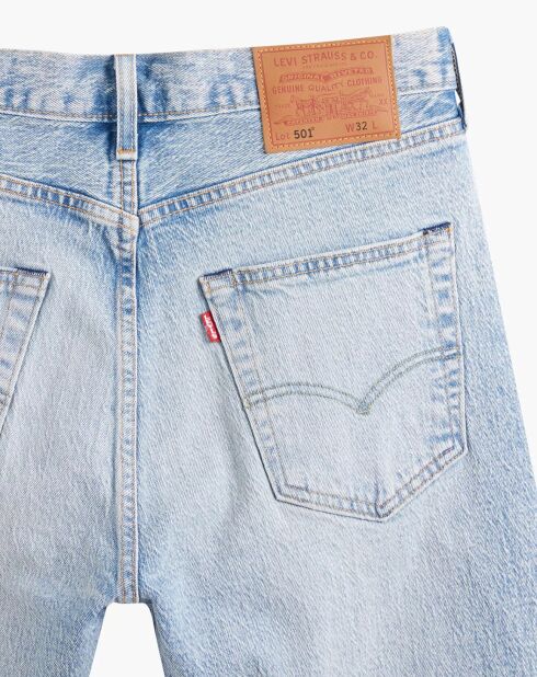 Short Jean 501 Hemmed bleu