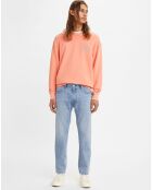 Jean sraight crop 551z  bleu