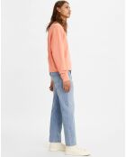 Jean sraight crop 551z  bleu